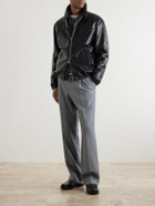 Canali - Leather jacket - Black