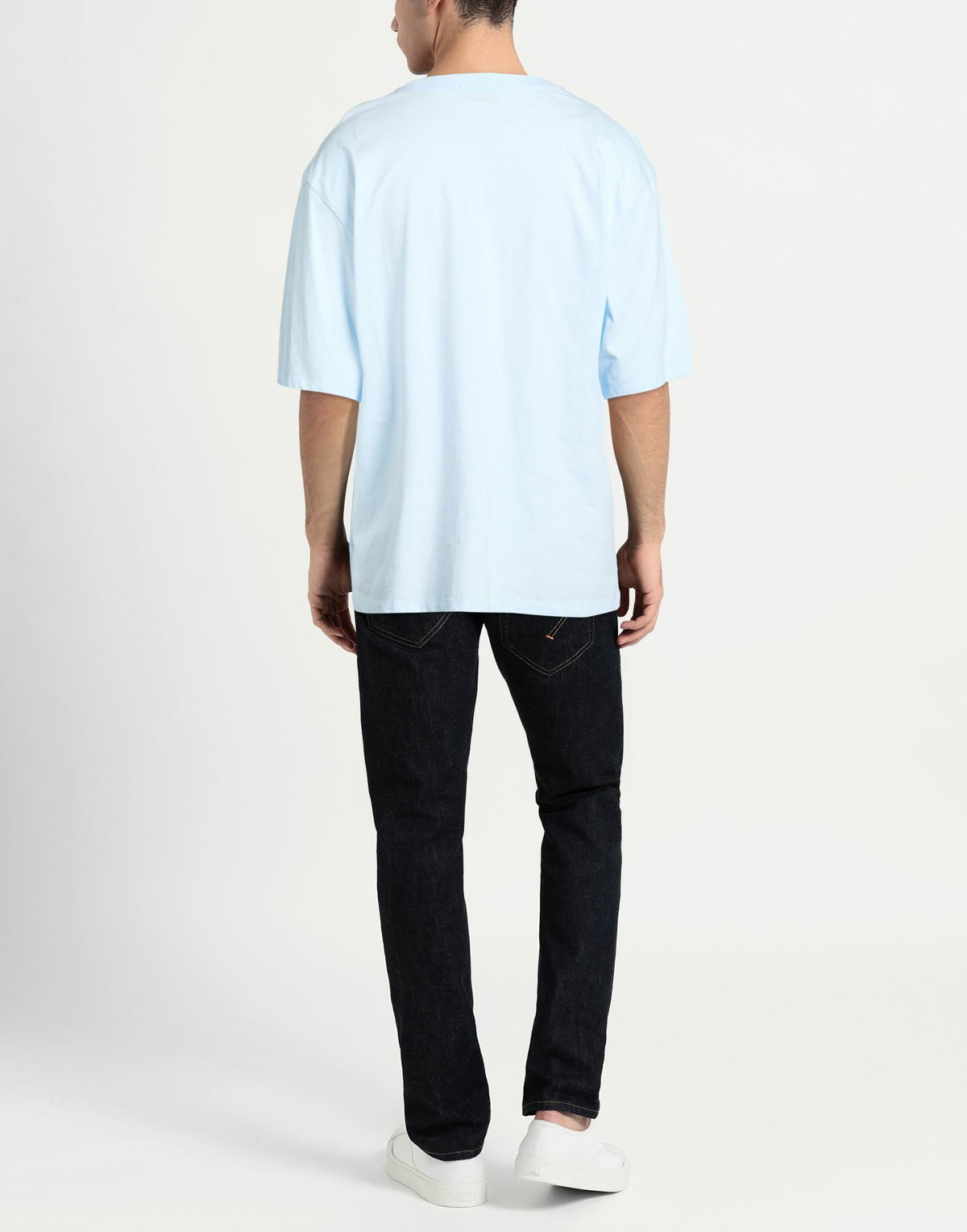 Laneus Mens T-shirt Sky in Blue