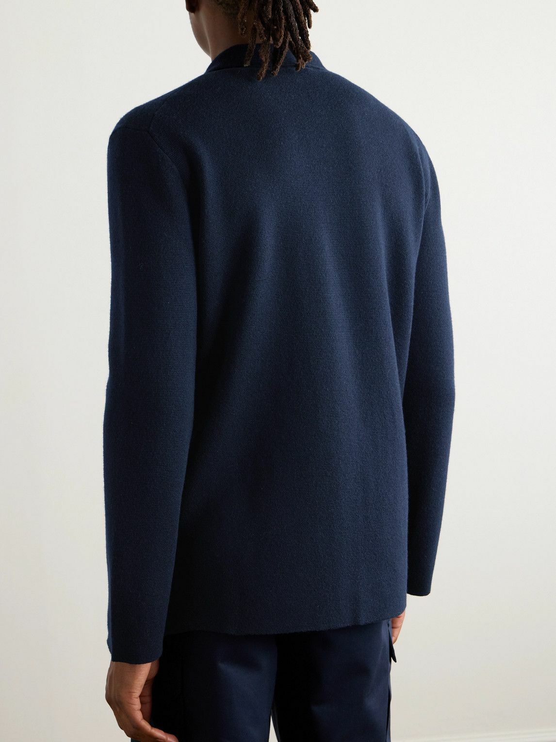 PIACENZA 1733 - Wool Overshirt - Blue