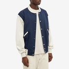 Uniform Bridge Men's Varsity Jacket in Navy