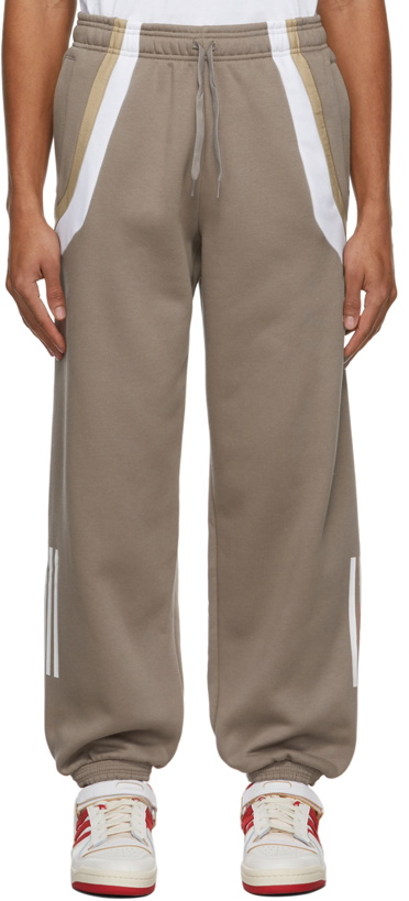 Photo: adidas Originals Brown Sportswear Lounge Pants