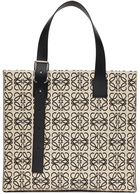 Loewe Beige Anagram Buckle Tote