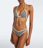 Montce Lulu gingham seersucker bikini bottoms