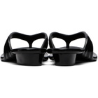 Diesel Black Melissa Edition Quantum Thong Sandals