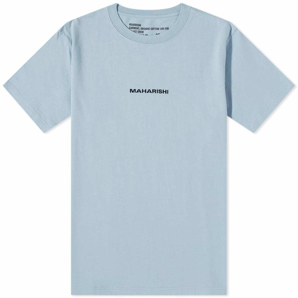 virkningsfuldhed snak Misvisende Maharishi Men's MILTYPE Classic Logo T-Shirt in GhostBlue Maharishi