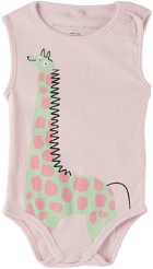 Stella McCartney Baby Pink Giraffe Bodysuit & Jumpsuit Set