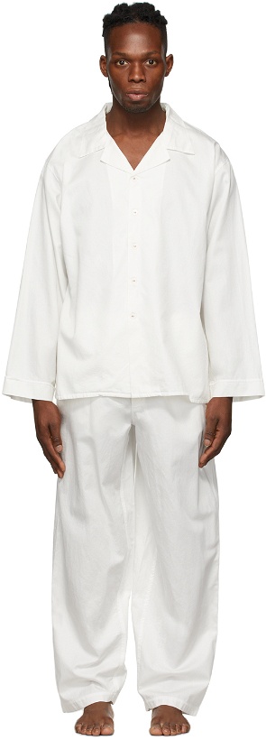Photo: Cleverly Laundry White Long Pyjama Set