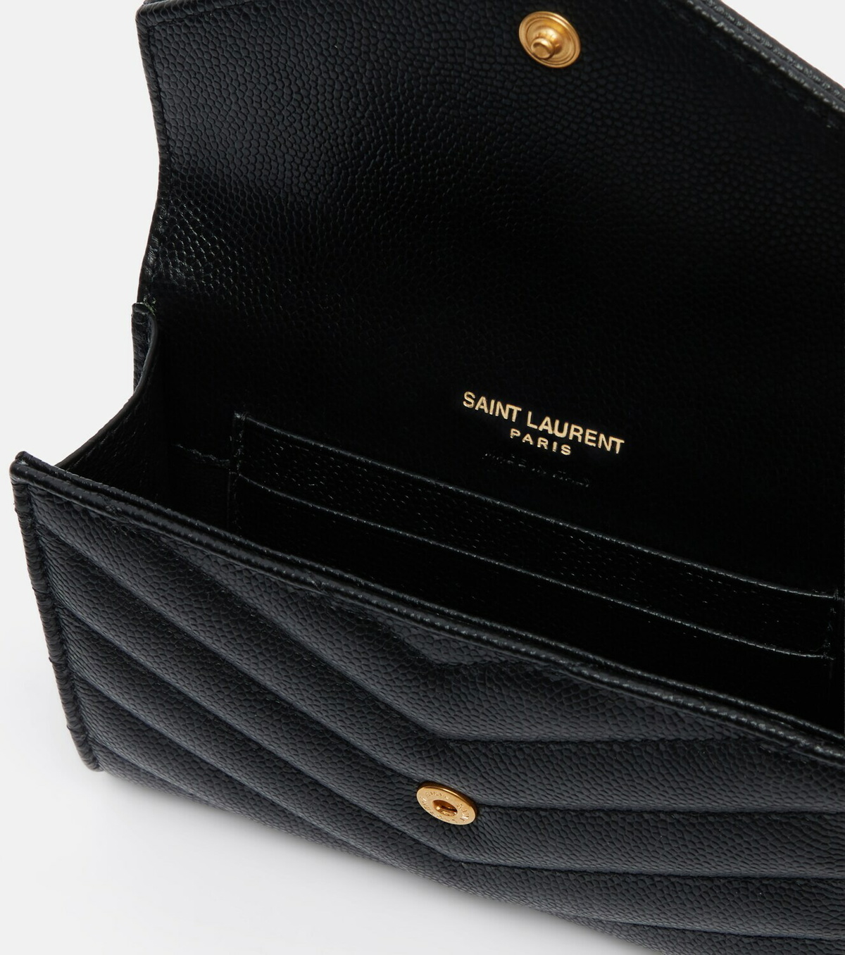 Saint Laurent Cassandre matelassé leather wallet