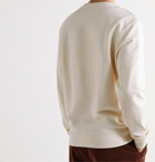 LOEWE - Logo-Embroidered Loopback Cotton-Jersey Sweatshirt - White