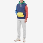 Polo Ralph Lauren Men's Colour Block Popover Hoody in Light Navy/Multi