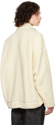 Miharayasuhiro Off-White Boa Sweater