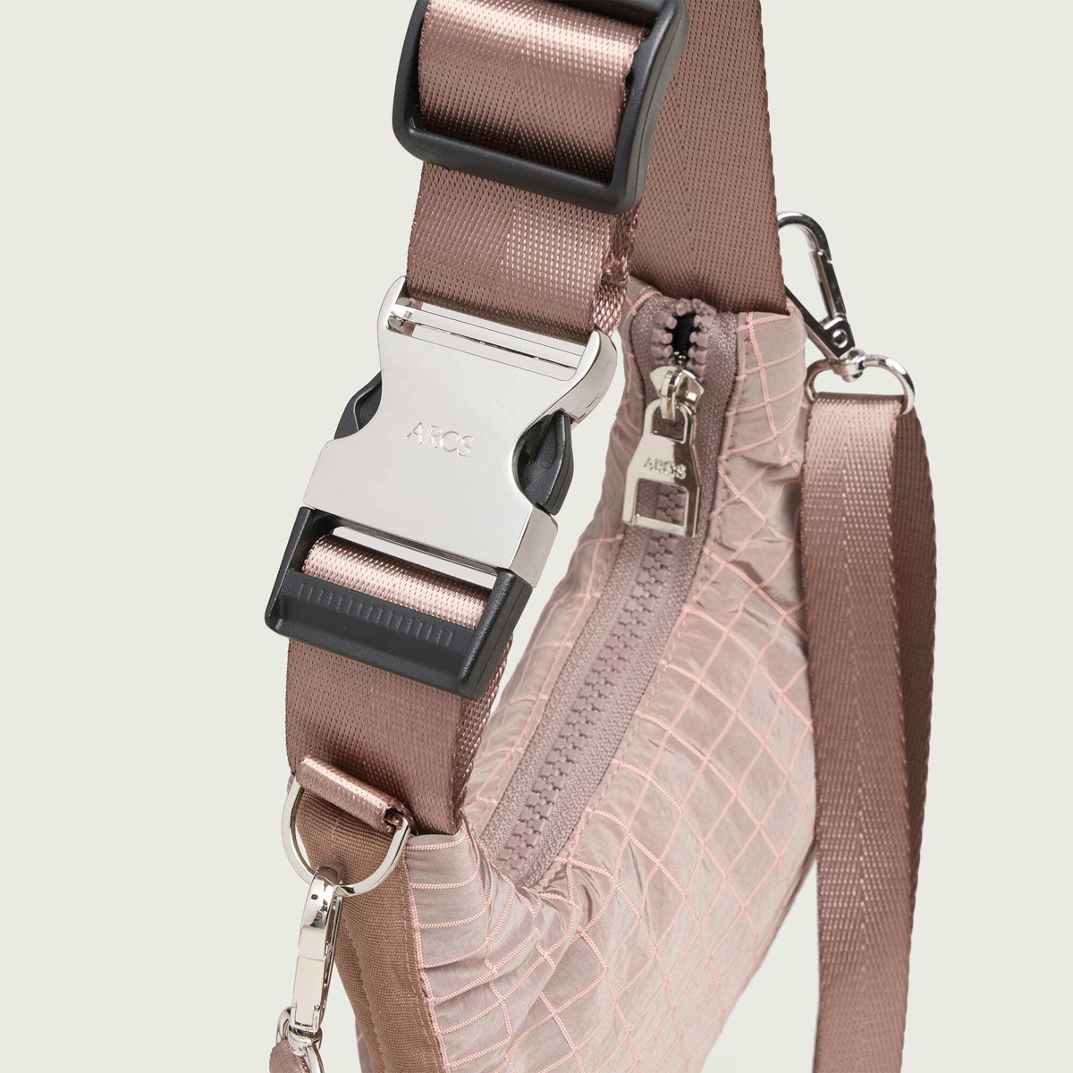 ARCS Tiny HEY Sling Bag in Rose Windowpane