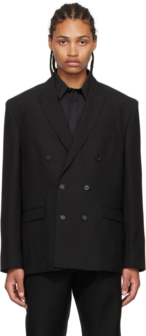 WARDROBE.NYC Black Wool Blazer