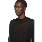 Jil Sander Black Wool Sweater