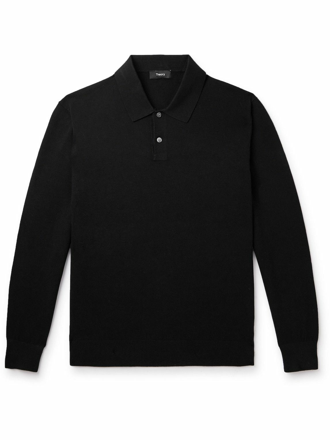 Theory - Goris Jersey Polo Shirt - Black Theory