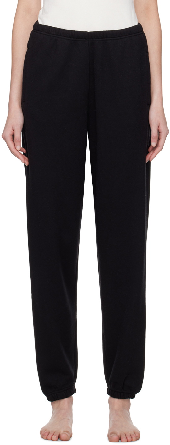 Cotton Jersey Foldover Pant - Navy - L is in stock at Skims for