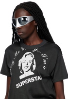 LINDA FARROW SSENSE Exclusive Silver Bernhard Willhelm Edition 'The Mask' Sunglasses