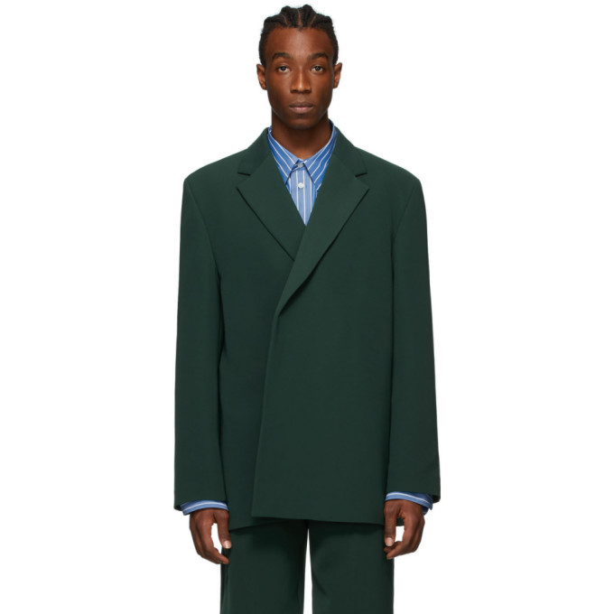 Photo: Balenciaga Green Shifted Blazer