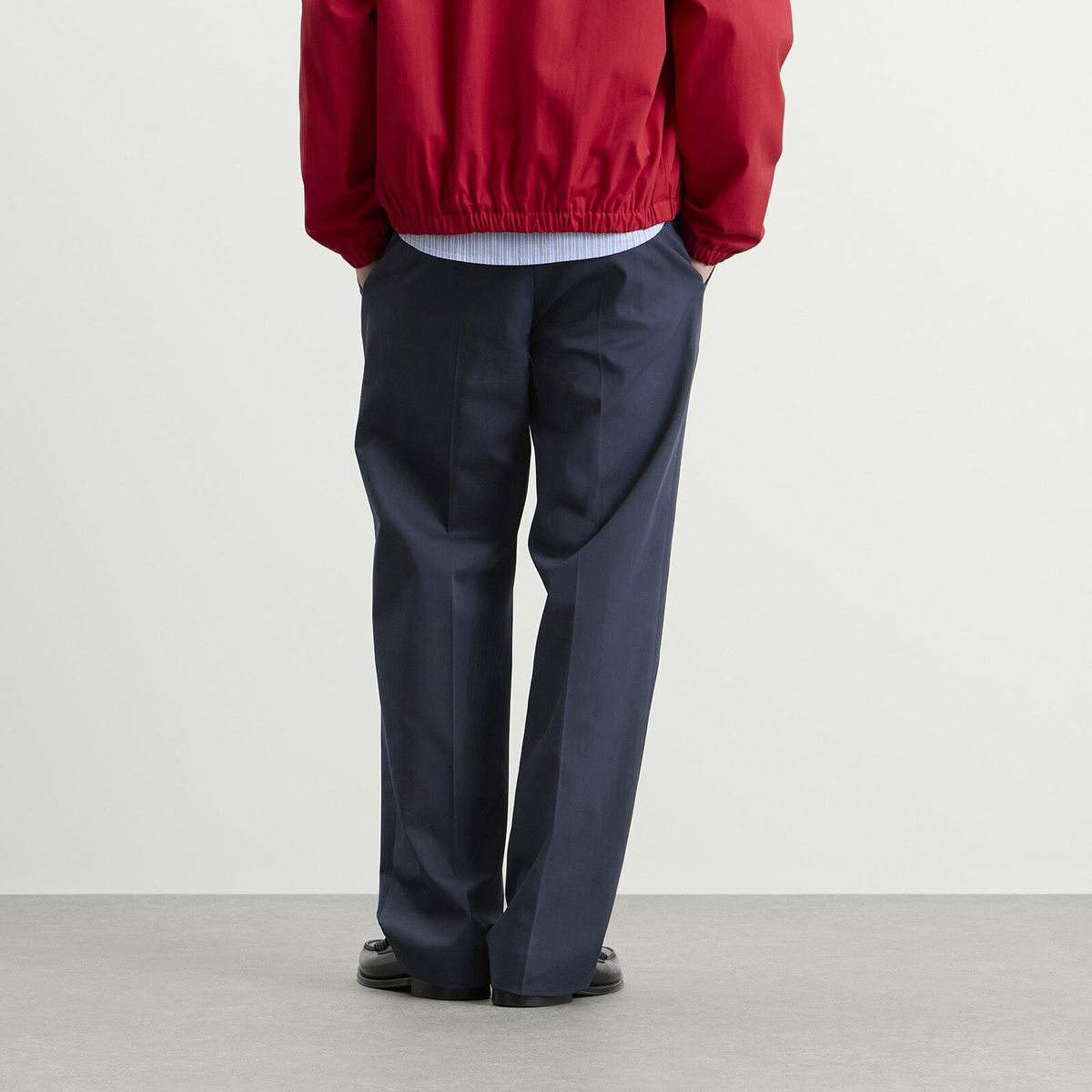 Drôle de Monsieur Men's Golfer Cotton Pants in Navy
