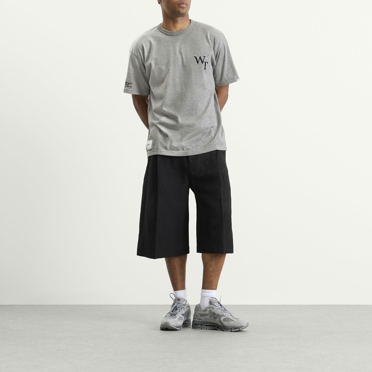 WTAPS Men's Academy Ss in Light Gray