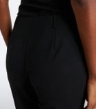 SIR Miller lace-trimmed wool-blend capri pants