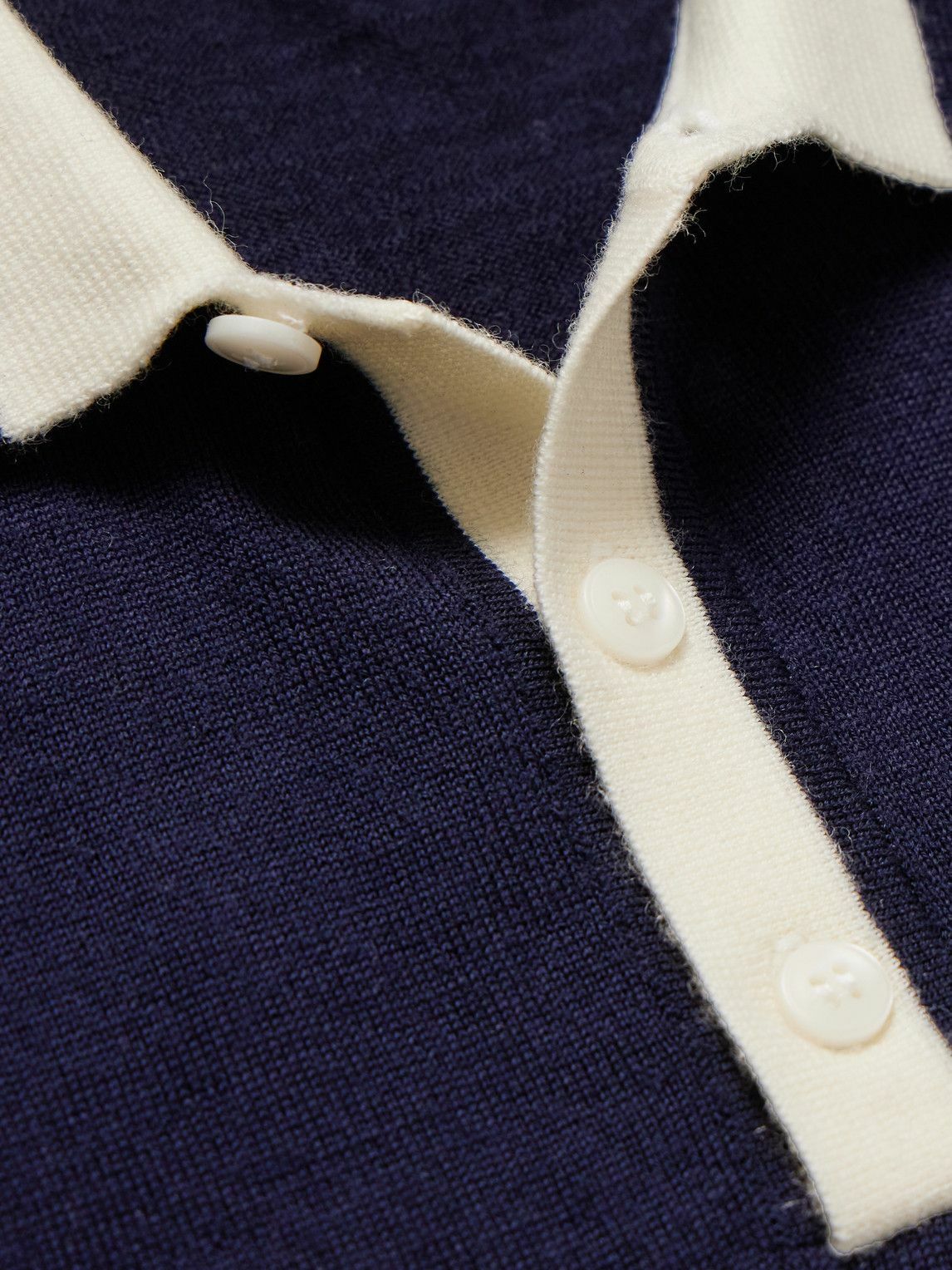 Onia - Slim-Fit Merino Wool Polo Shirt - Blue
