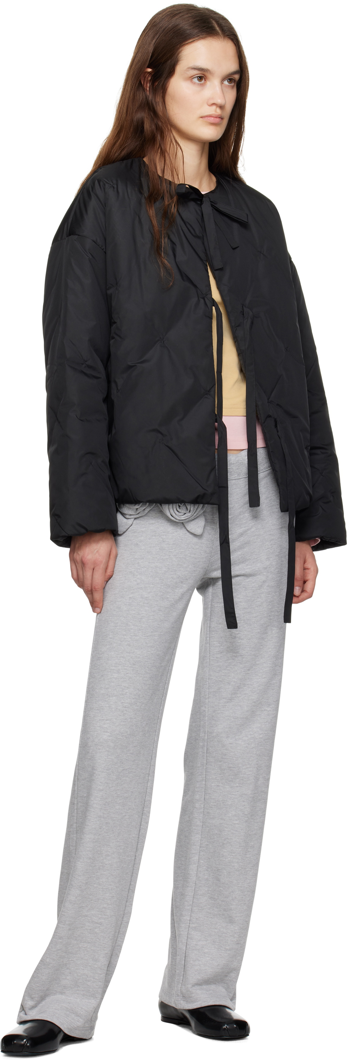 Sleeper Black Ukiyo Puffer Jacket