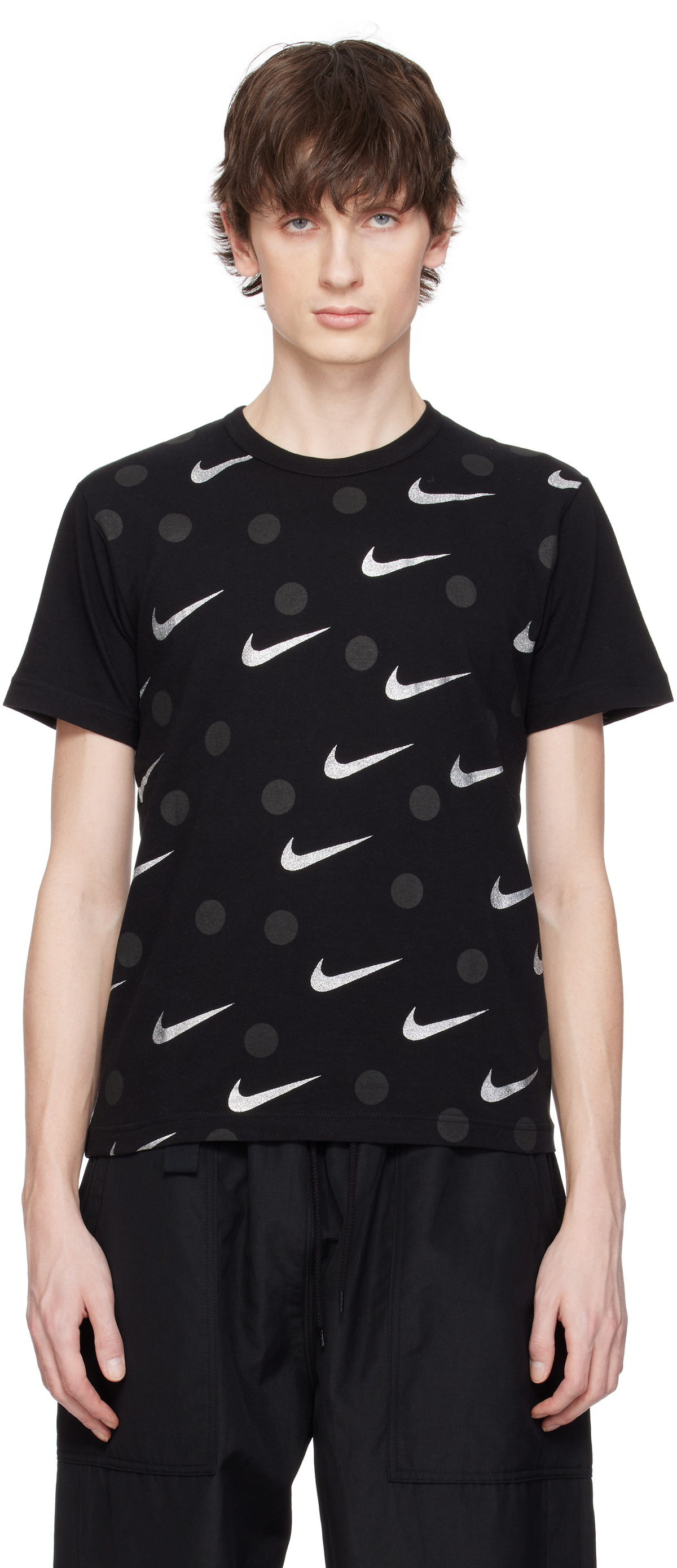 Black Comme des Garçons Black Nike Edition Regular Fit T-shirt