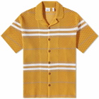 Burberry Men's Short Sleeve Malet Vacation Shirt in Marigold