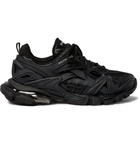Balenciaga - Track 2 Mesh, Nylon and Rubber Sneakers - Black