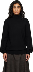 The Frankie Shop Black Eve Thin Turtleneck