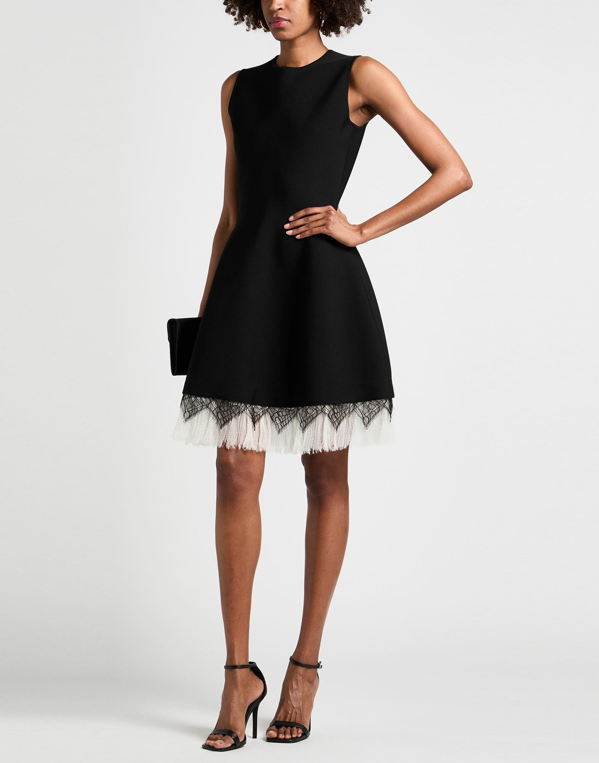Mcqueen Womens Midi dress in Black