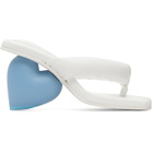 YUME YUME White Love Mule Heeled Sandals