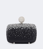 Roger Vivier Vivier Marlene embellished satin clutch