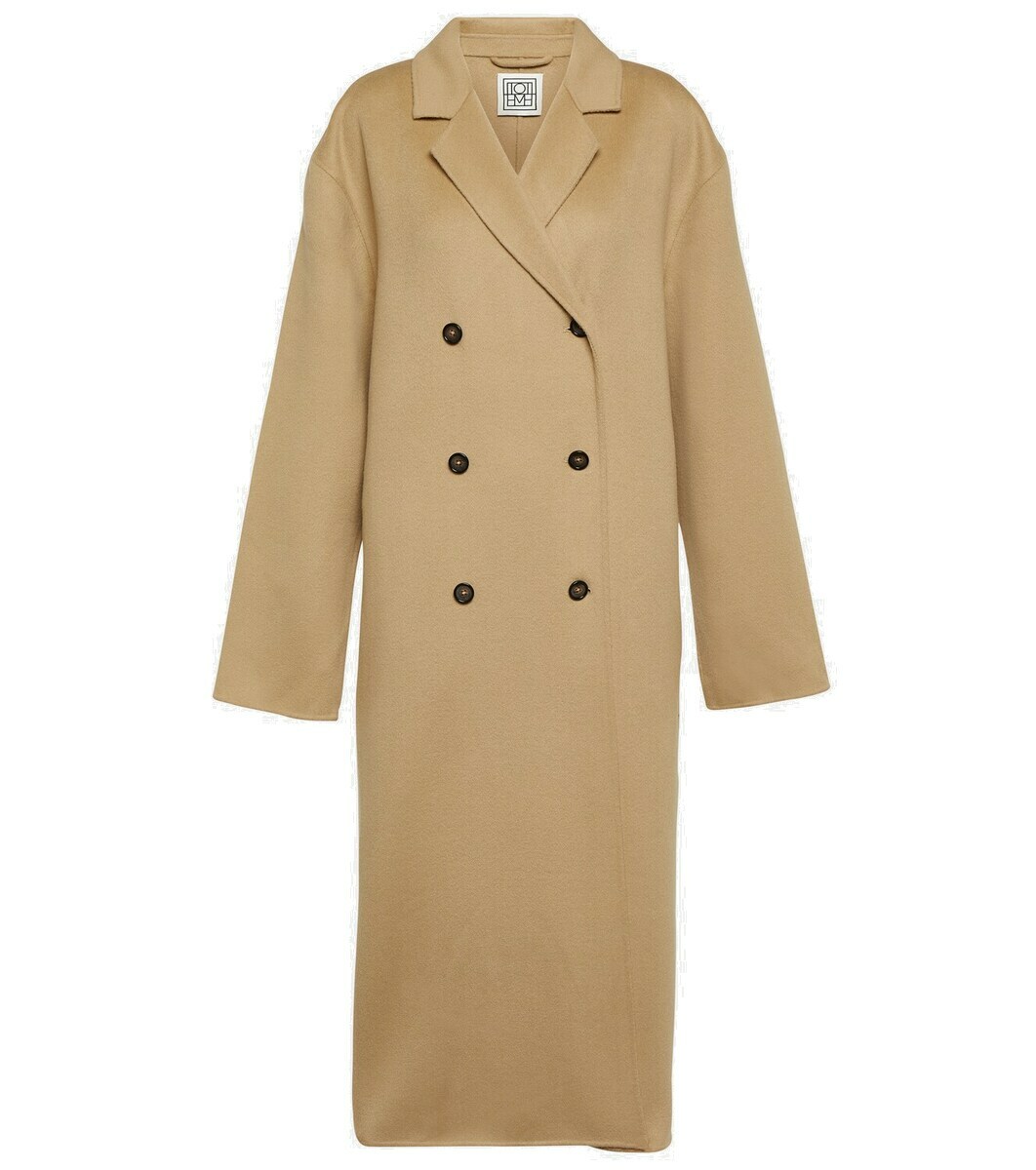 【関税込み】TOTEME CLASSIC DOUBLE' COAT Classic Double Coat - Mid Grey Melange | SHOP BAZAAR