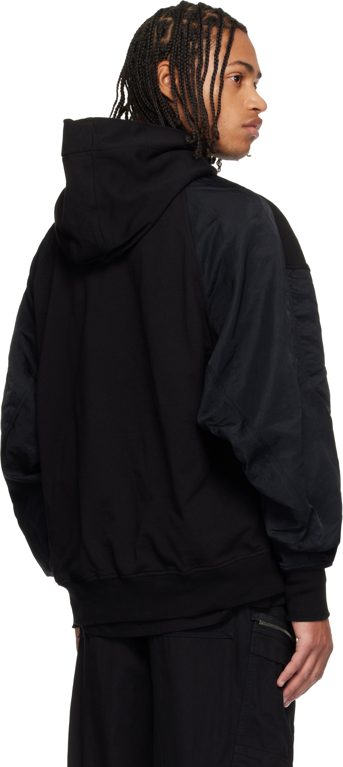 Julius Black Outpost Zip-Up Hoodie