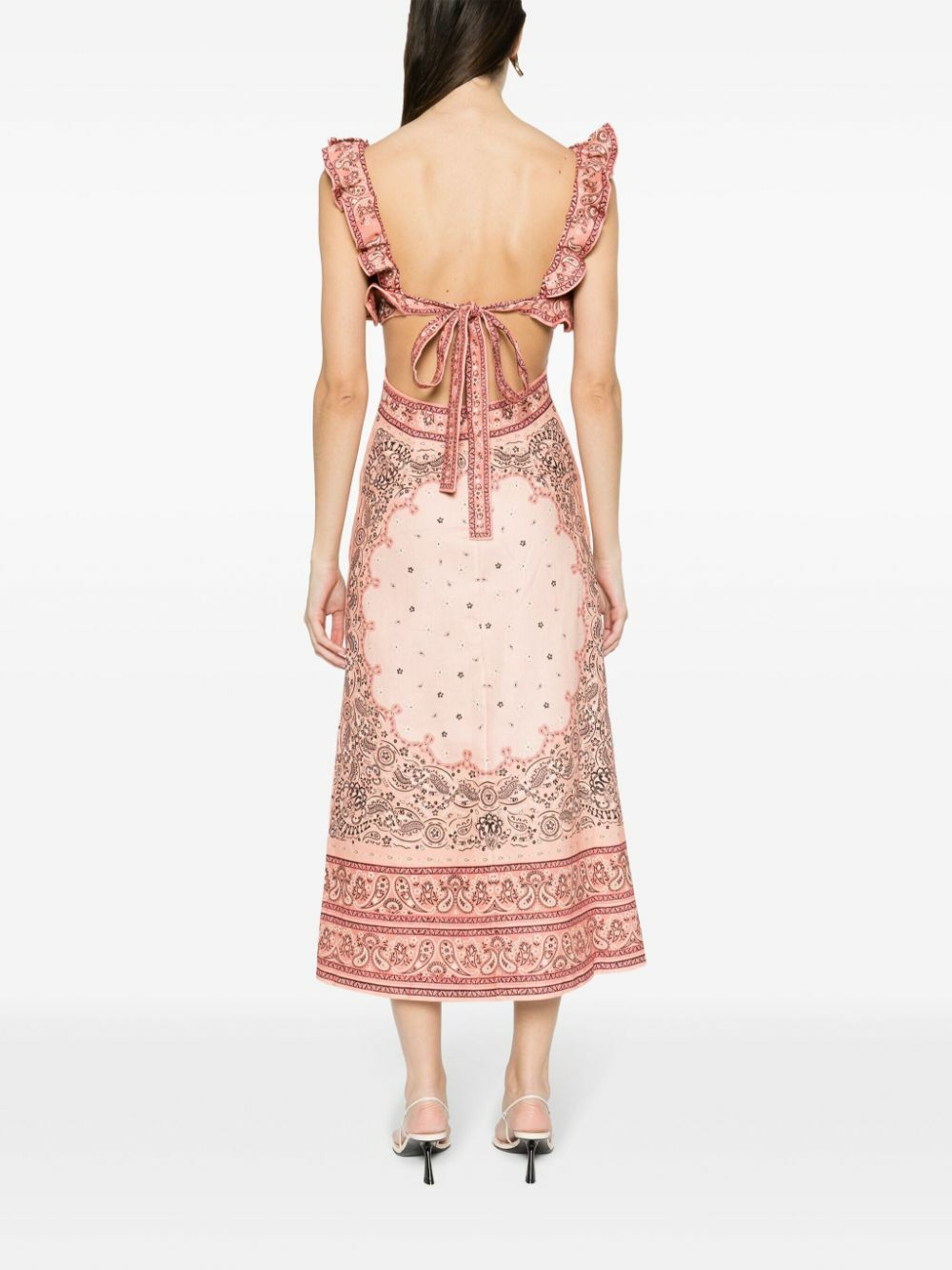 strapless open back dress Zimmermann 