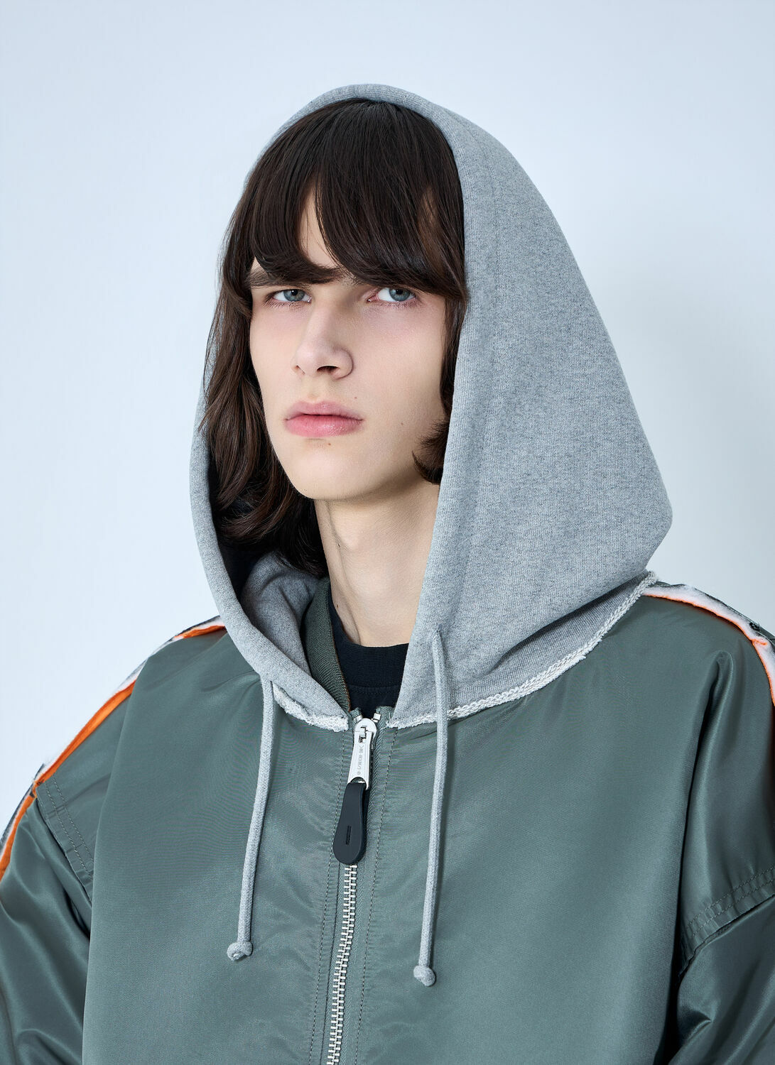 VETEMENTS Bomber Jacket with Attached Hood