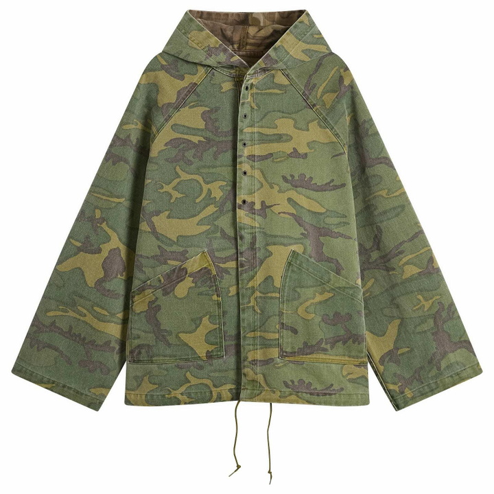 Photo: Needles Women's Reversible Hooded Coat in Camo