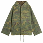 Needles Women's Reversible Hooded Coat in Camo