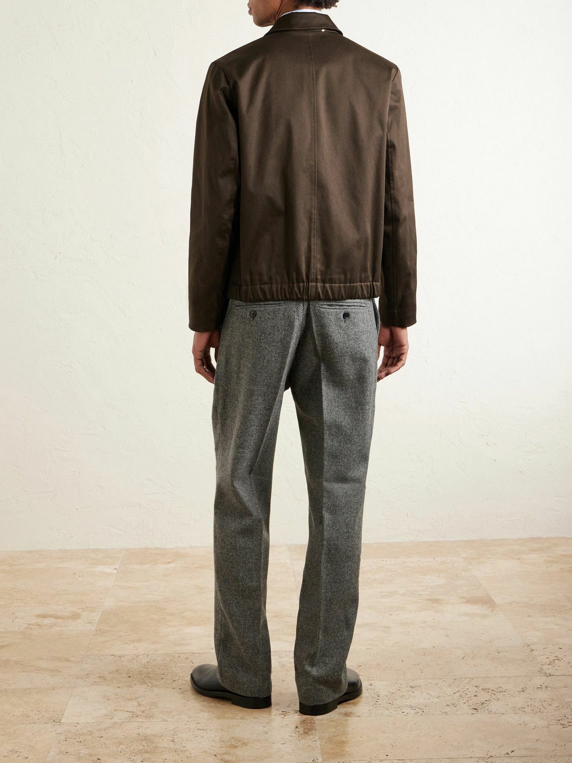 Paul Smith - Cotton-Blend Twill Jacket - Brown