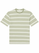 Norse Projects - Johannes Striped Cotton-Blend Jersey T-Shirt - Green