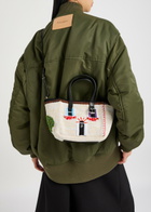 JW Anderson House Knit and Leather Tote bag - Beige - One Size