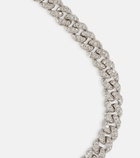 Shay Jewelry Mini 18kt white gold bracelet with diamonds