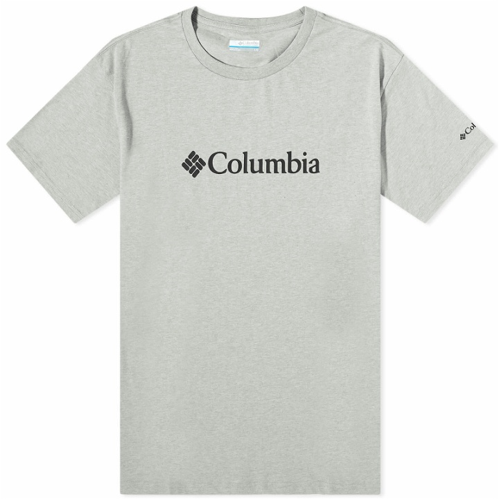 Photo: Columbia Men's CSC Basic Logo™ T-Shirt in Grey Heather