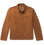 Dunhill - Suede Overshirt - Brown