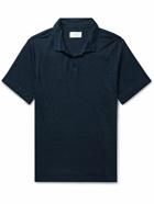 Onia - Linen Polo Shirt - Blue