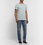 Armor Lux - Striped Cotton-Jersey T-Shirt - Blue