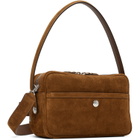 Acne Studios Brown Camero Party Suede Bag