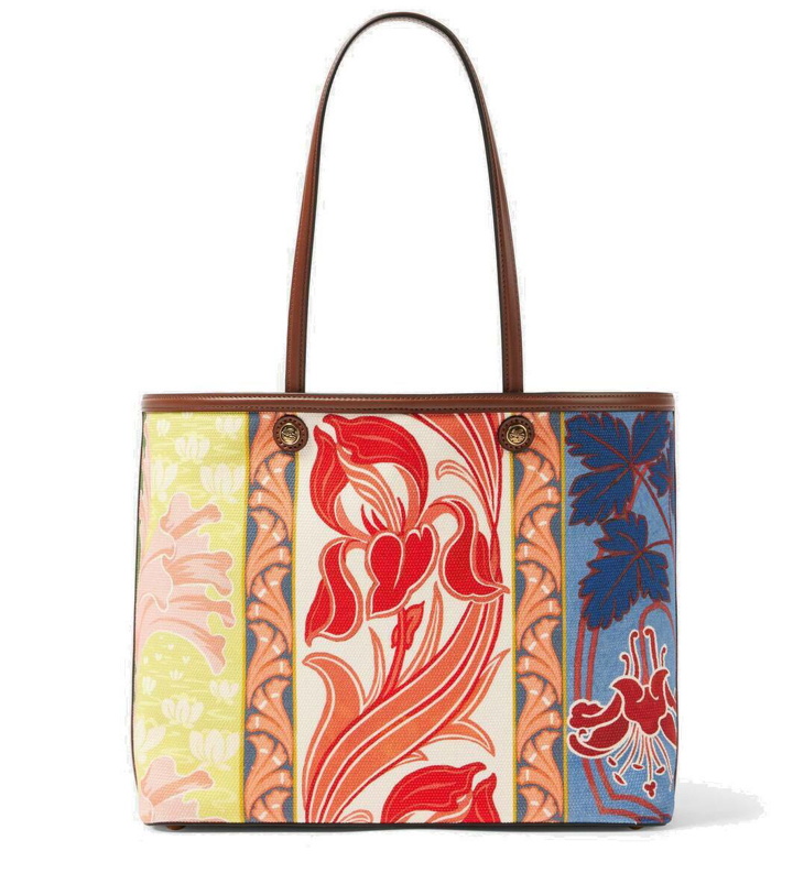 Photo: Etro Coffa Large canvas tote bag